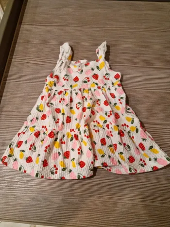 Robe fruit 6 mois