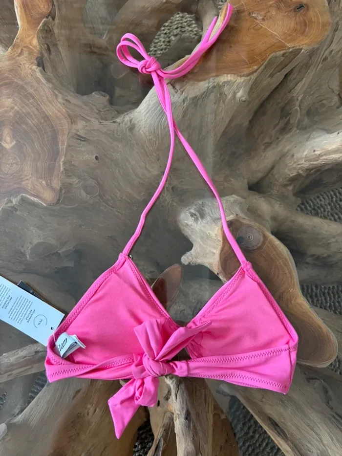 Haut de maillot de bain Etam rose triangle Mallorca 34 - photo numéro 3