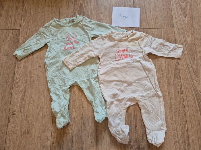 Lot 2 pyjamas coton