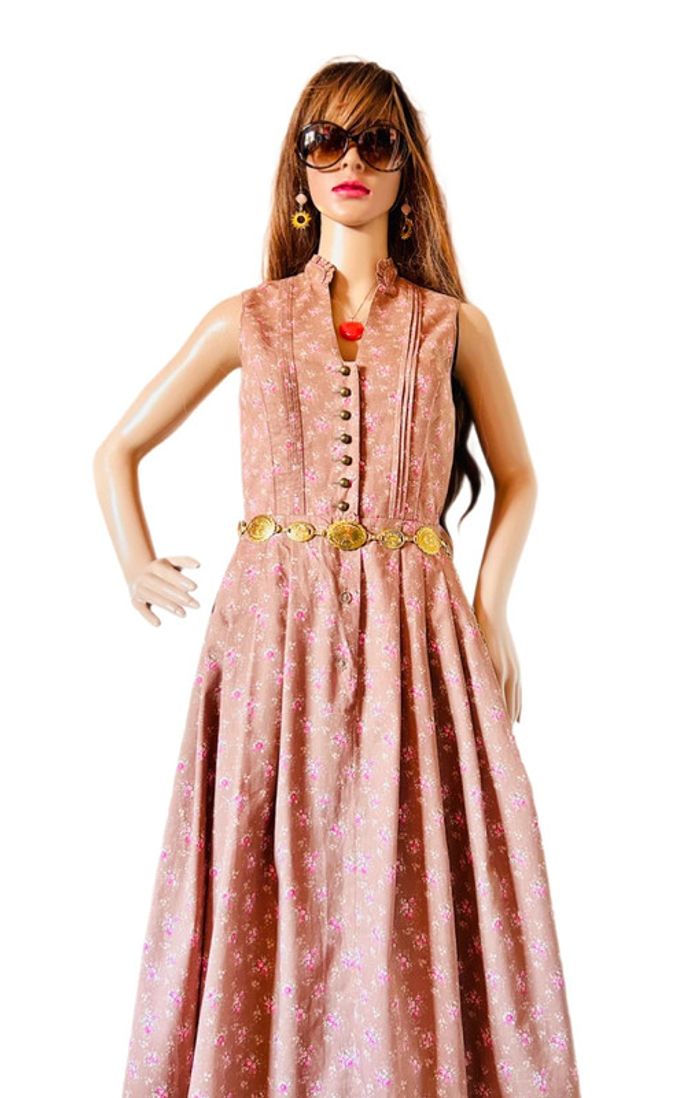 💐Magnifique robe vintage autrichienne cottagecore fairycore Distler floral dress💐 - photo numéro 6