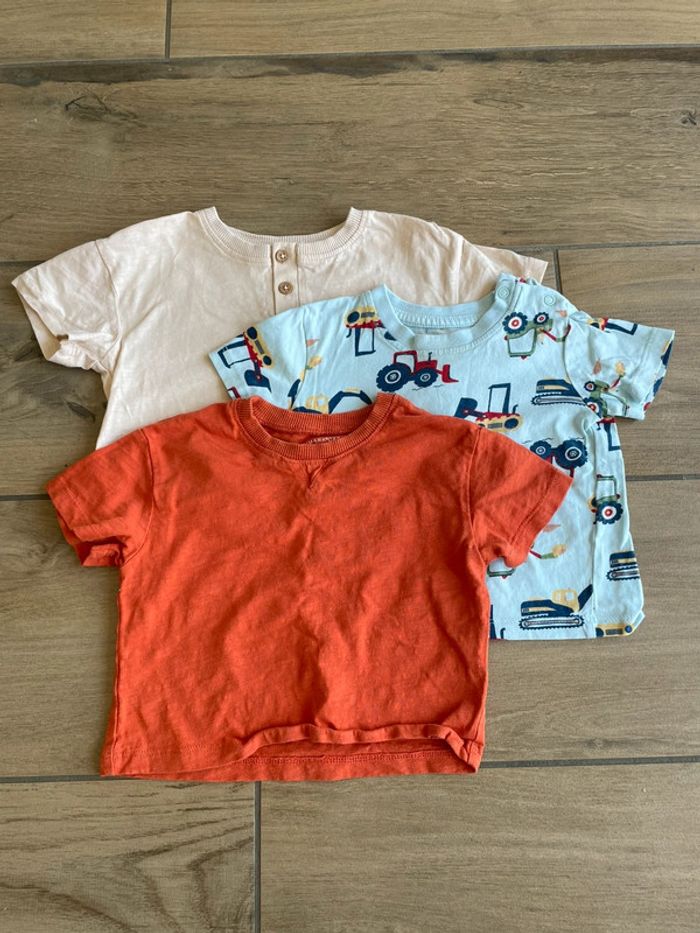 Lot 3 t-shirt 3-6 mois