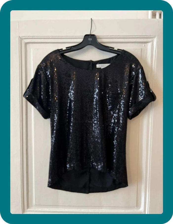 Top à sequins paillettes oversize XS - BCBGeneration