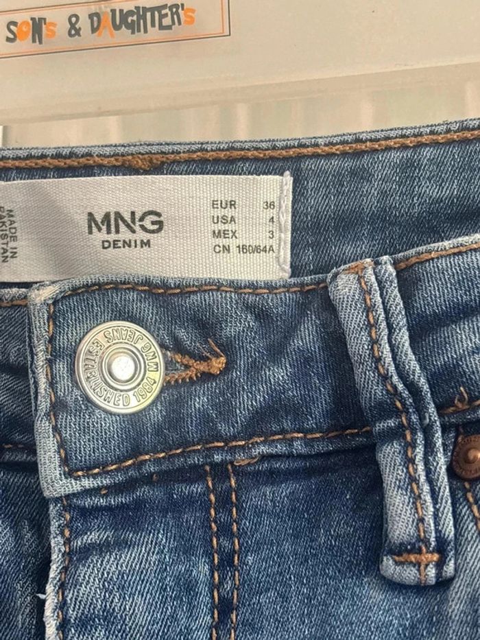 Jeans taille 36 marque mango "noa"• - photo numéro 3
