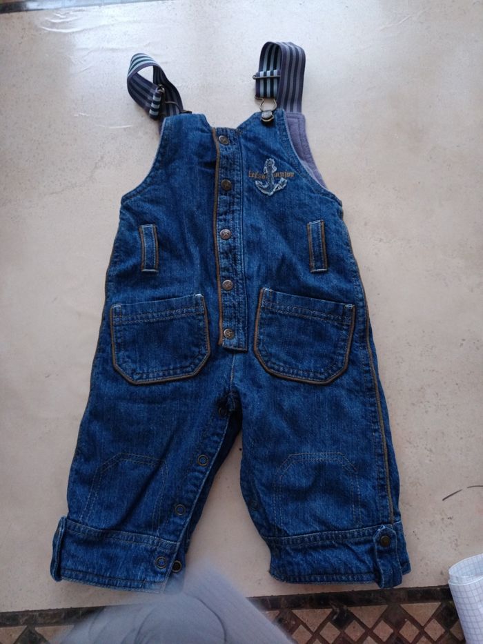 Salopette pantalon manches courtes