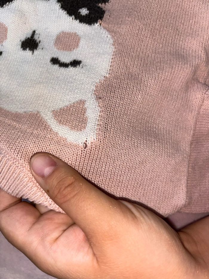 Pull chat bébé - photo numéro 4