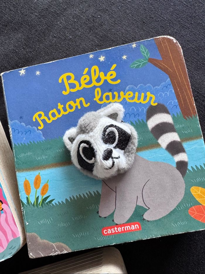 Lot de 3 petits livres marionnettes animaux - photo numéro 3