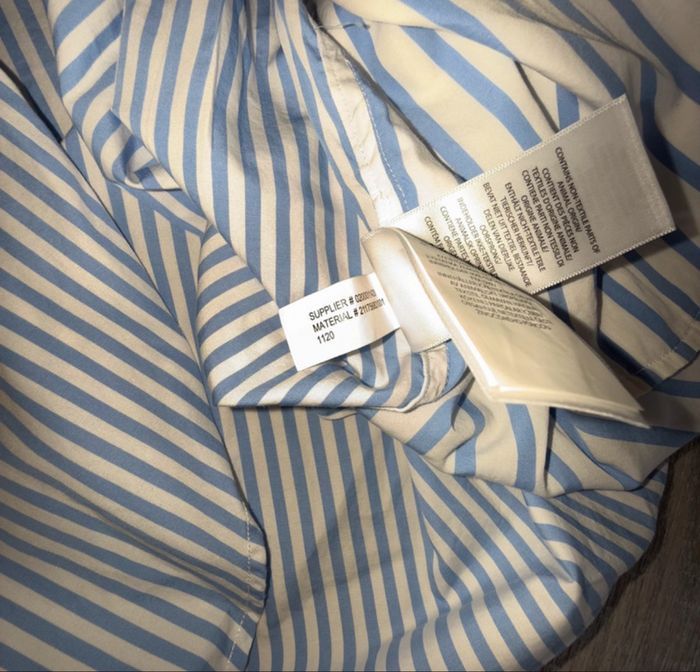 Ralph Lauren robe-chemise en coton rayé. Neuve. Taille 6US. - photo numéro 4