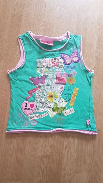 Débardeur Barbie 5 ans avec sequins et paillettes