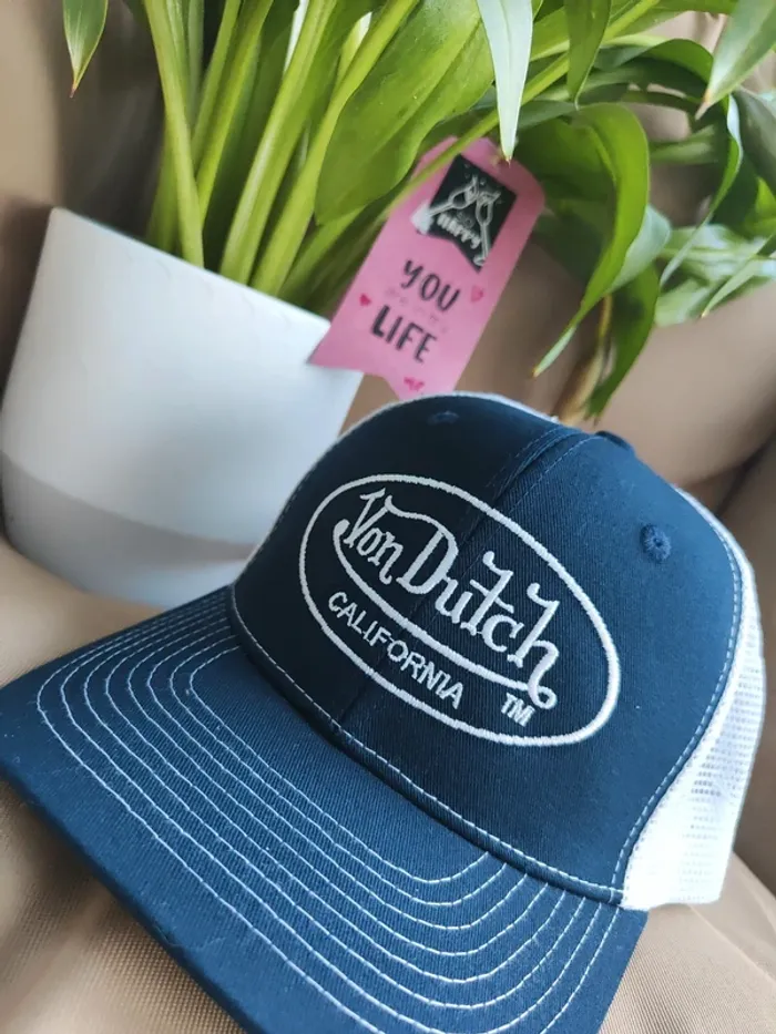 Casquette Trucker Von Dutch bleue marine
