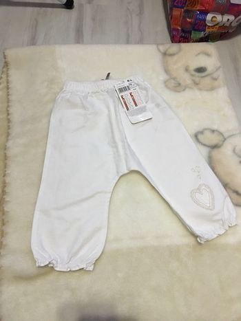 pantalon blanc orchestra neuf
