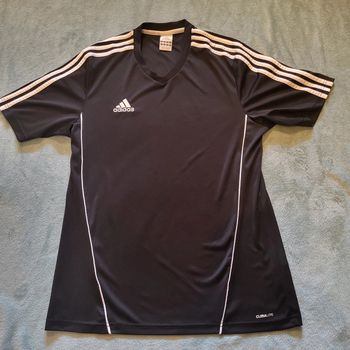 Maillot de sport Adidas Brodé Blanc 👕 Taille L
