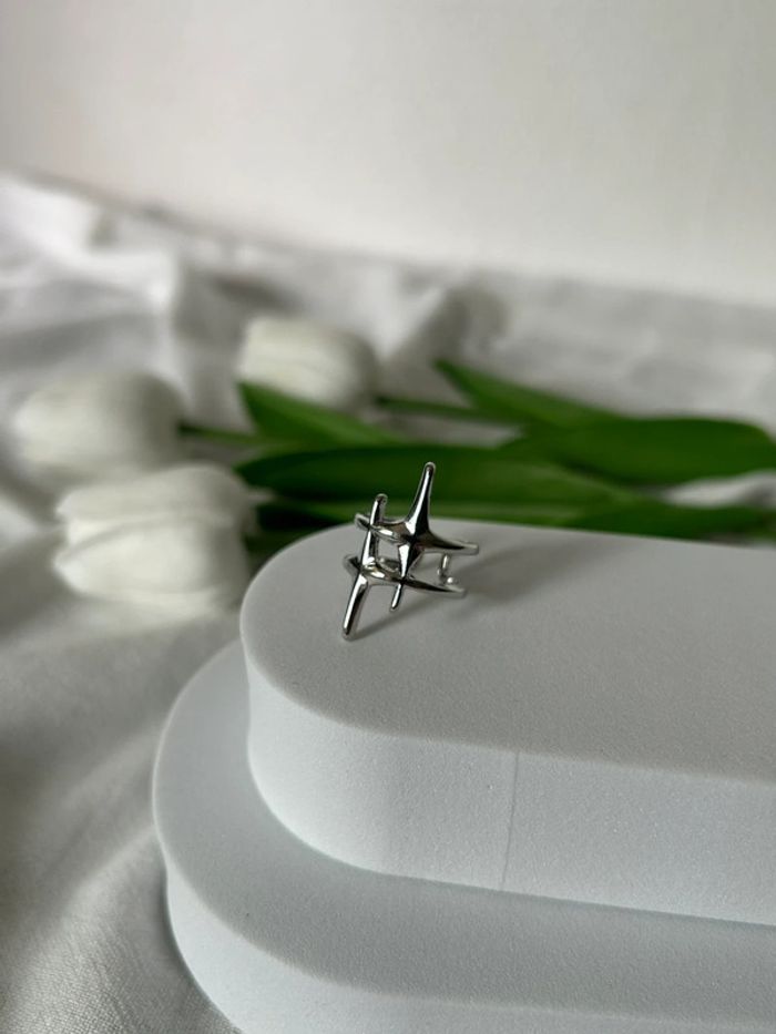 Bague Argentée inoxydable - photo numéro 2