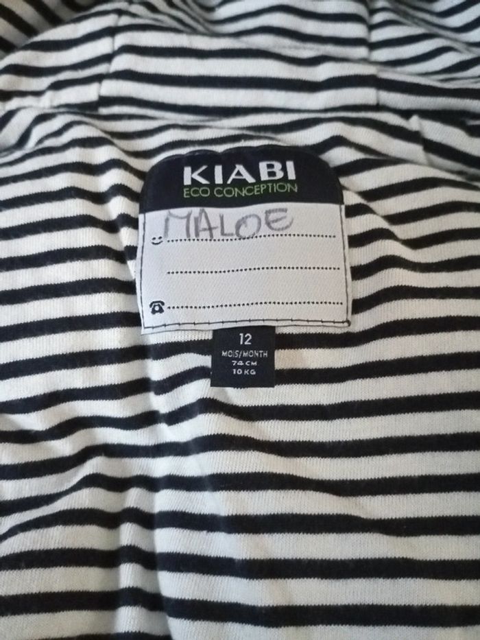 Doudoune sans manches Kiabi 12 mois - photo numéro 3