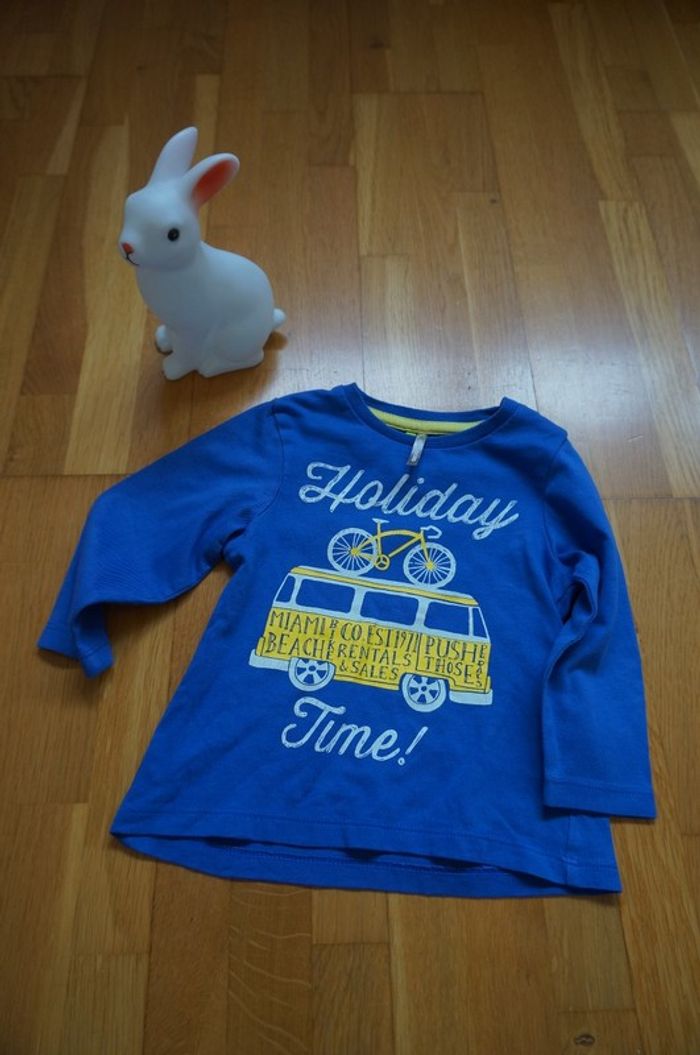 Lot 3 tee-shirt manches longues 6mois - photo numéro 2