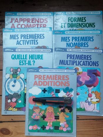 Lot de 7 revues Questron avec stylo questions réponses interactif collectionneurs