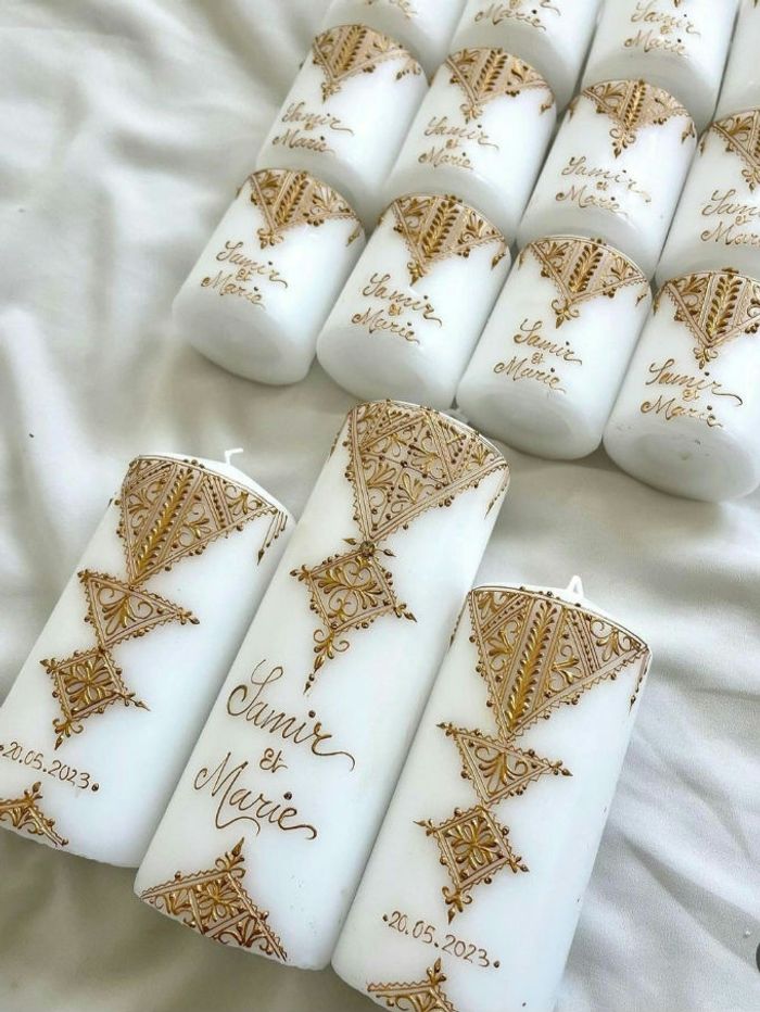 Bougie personnalisé