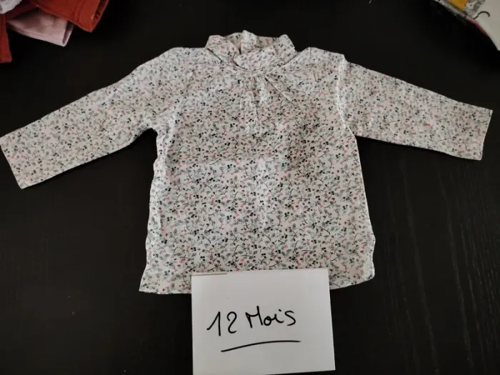 Pull à col roulé bébé