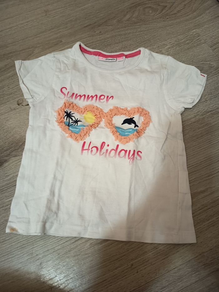 Tee shirt manche courte 4 ans