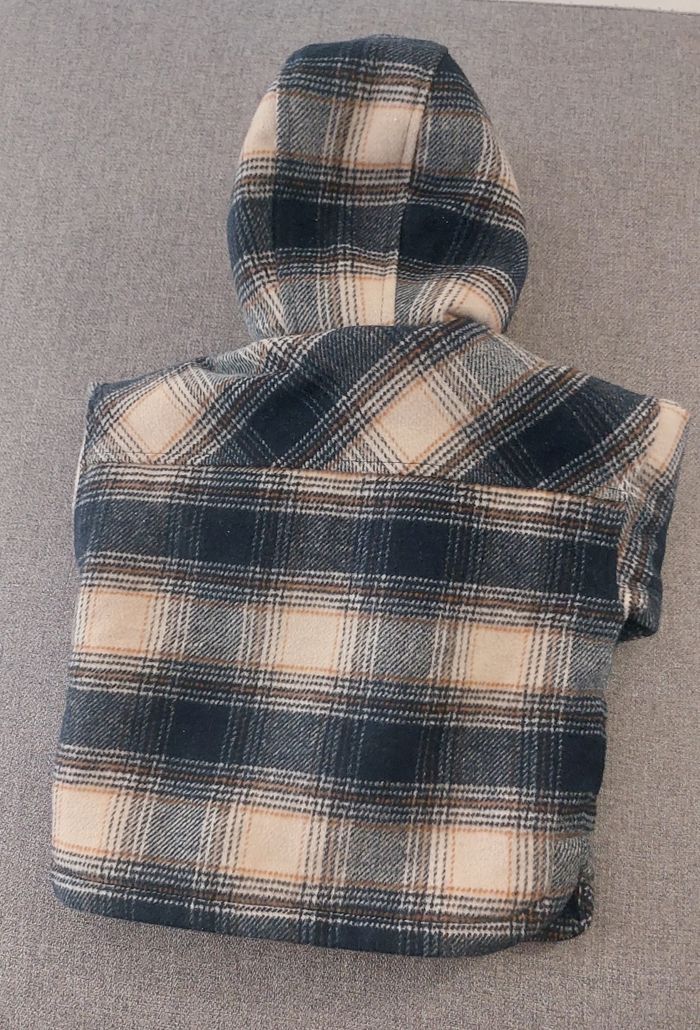 Manteau Vertbaudet Bébé 12 mois à carreaux - photo numéro 4