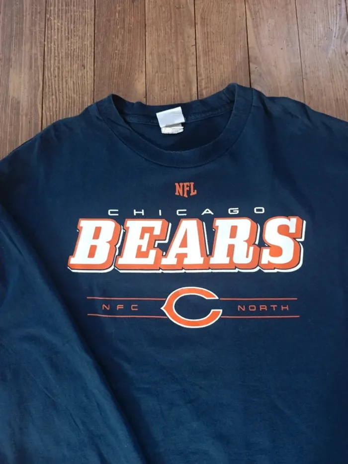 T-shirt manches longues NFL Chicago bears nfc north - photo numéro 2