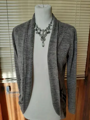 Gilet femme marron moucheté Taille S
