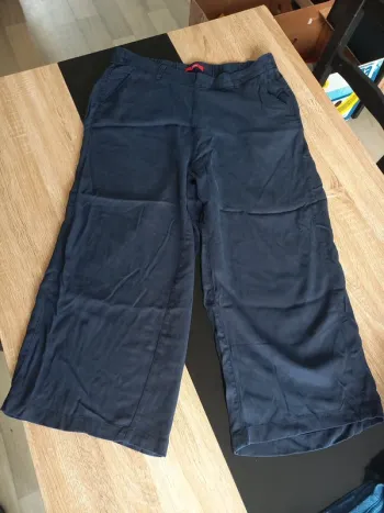 Pantalon en toile bleu marine L/XL