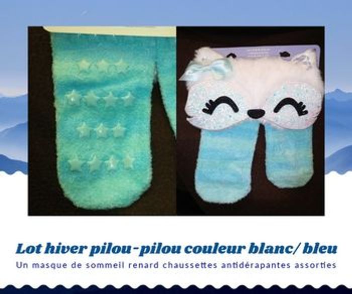 Chaussettes et masque renard assortis - photo numéro 5
