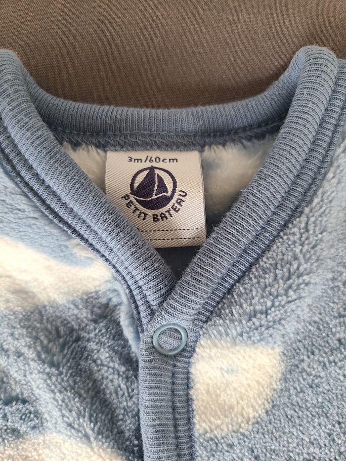Surpyjama Petit Bateau en polaire - photo numéro 2