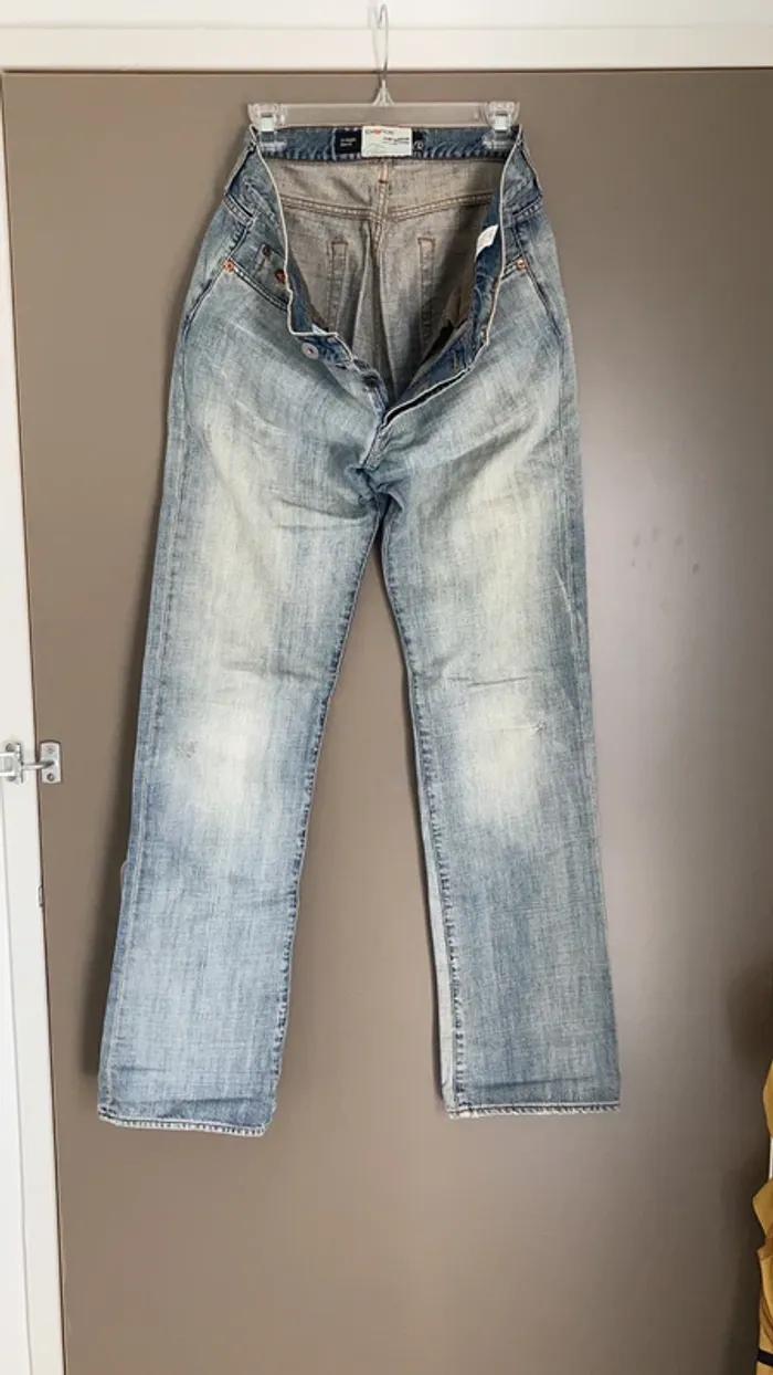 jean homme bleu clair Energie us 34x35 fr 42