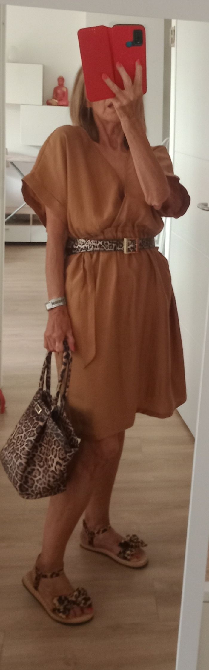 Robe courte Camel Camaïeu - photo numéro 4