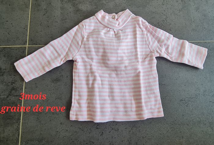 T-shirts manches longues 3 mois - photo numéro 3