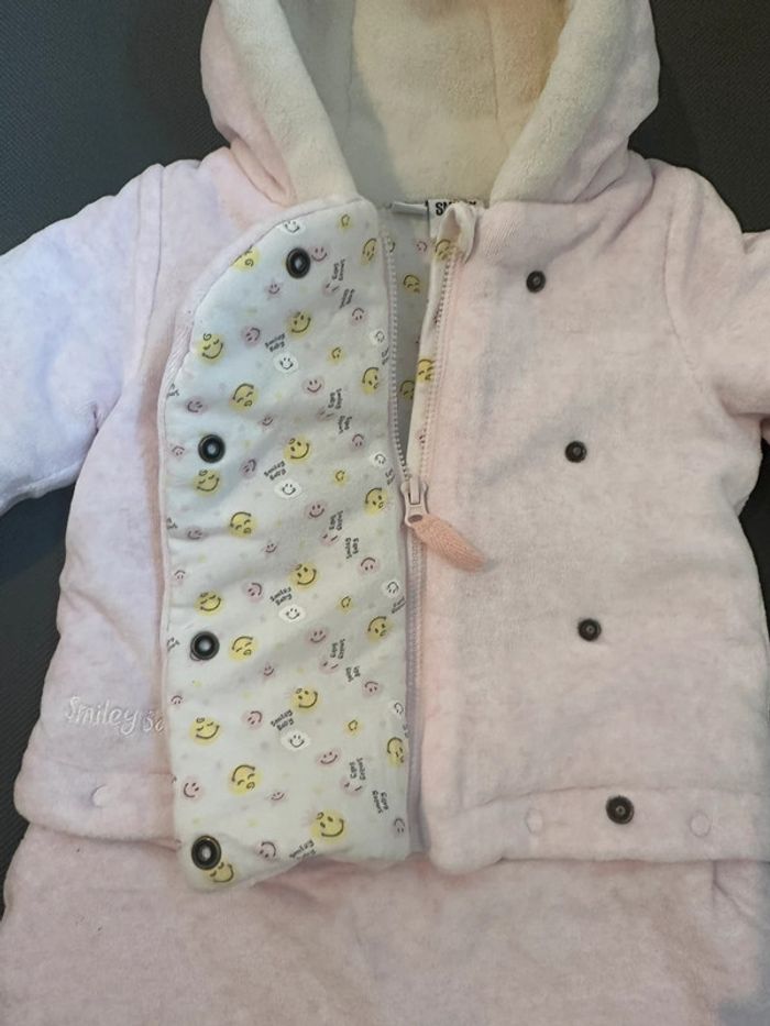 Pilote 3 en 1 rose bébé fille 3 mois Smiley Baby - photo numéro 6