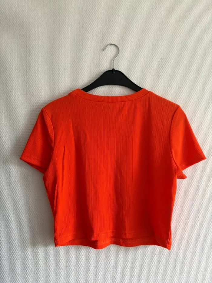 Crop top orange - photo numéro 4