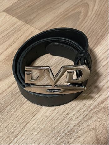 Ceinture noir DVD style Y2K