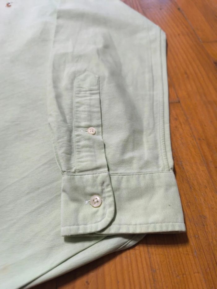 Chemise manches longues - Ralph Lauren - Custom Fit - Logo brodé premium - Menthe - Taille L - photo numéro 5