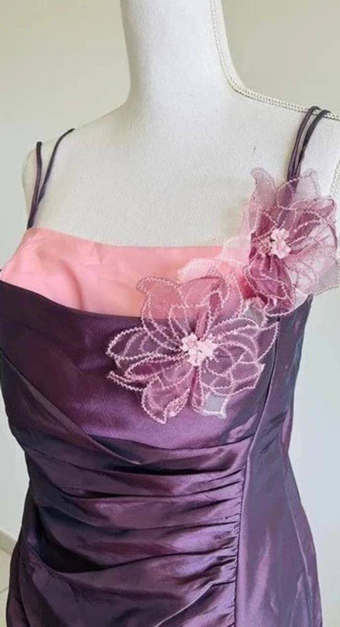 Robe de cérémonie + veste dans les tons de parme/violet - photo numéro 6