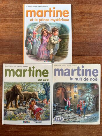 Lot de 3 livres bd albums Martine Casterman zoo nuit de Noël prince mystérieux
