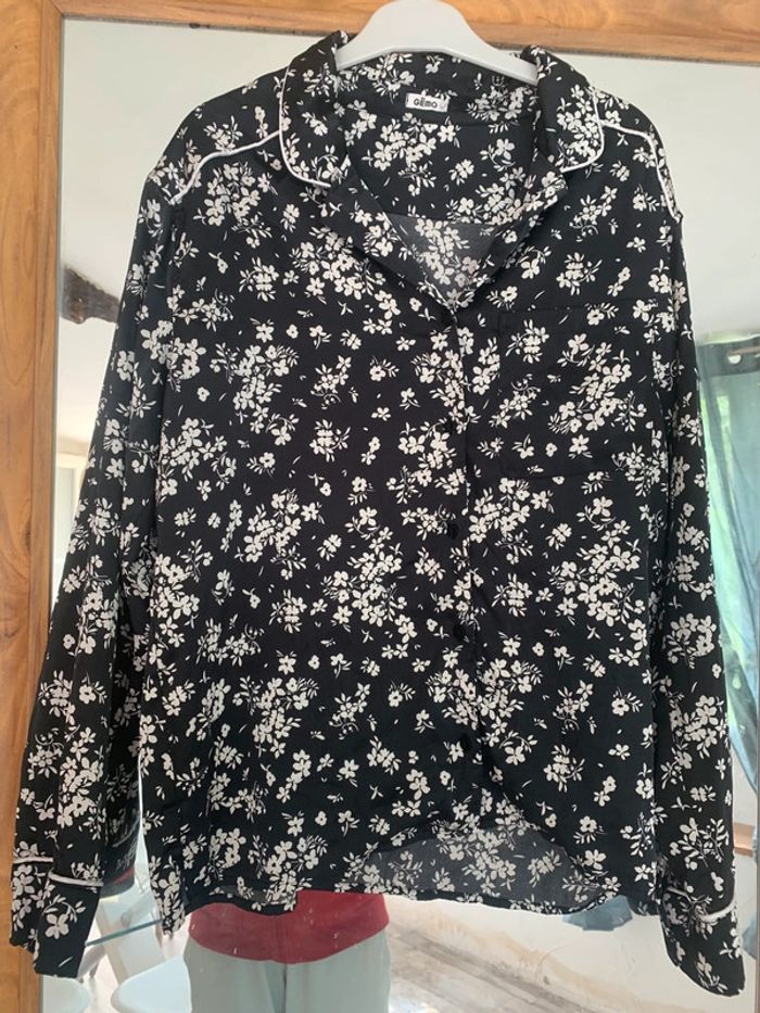 Chemise satinée taille 40 Gemo