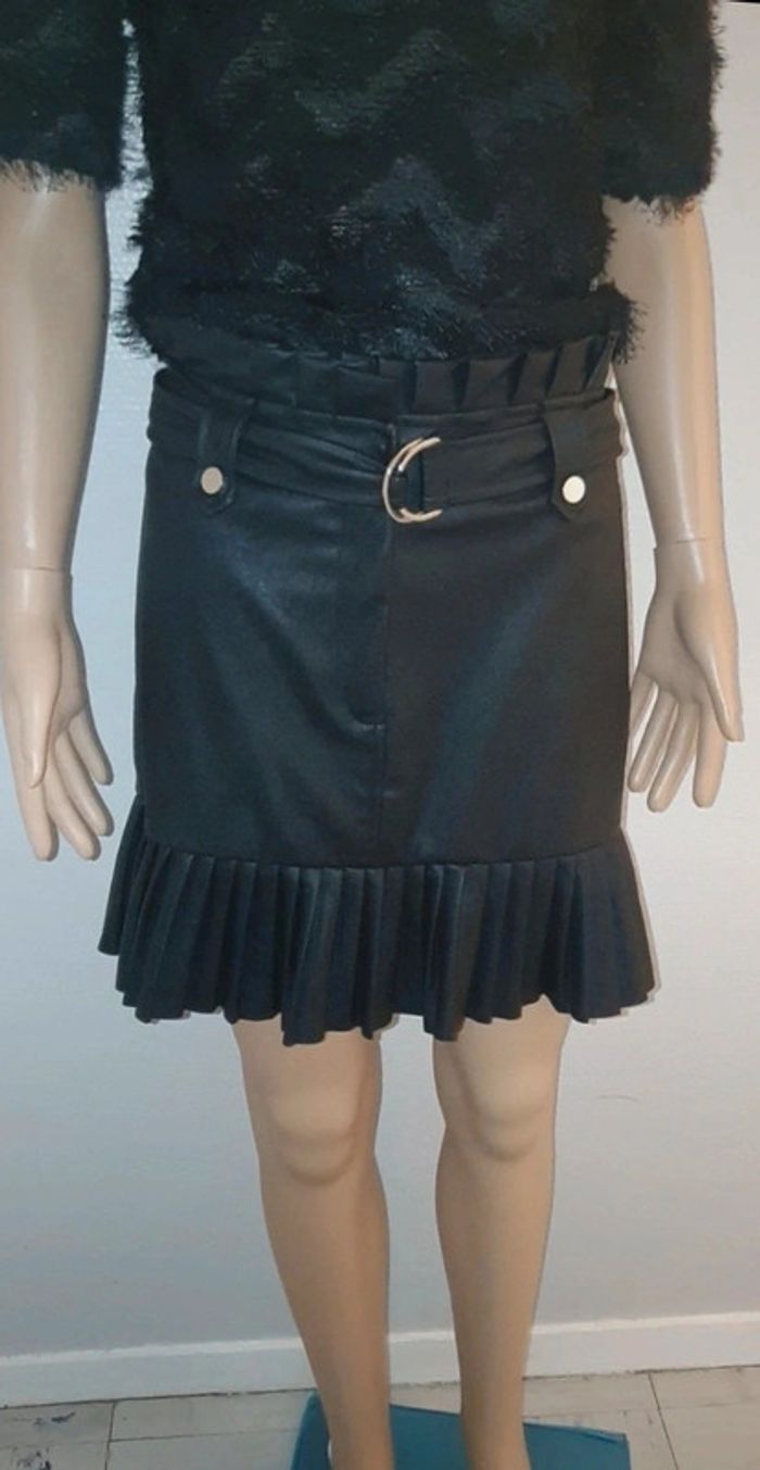 Jupe simili cuir