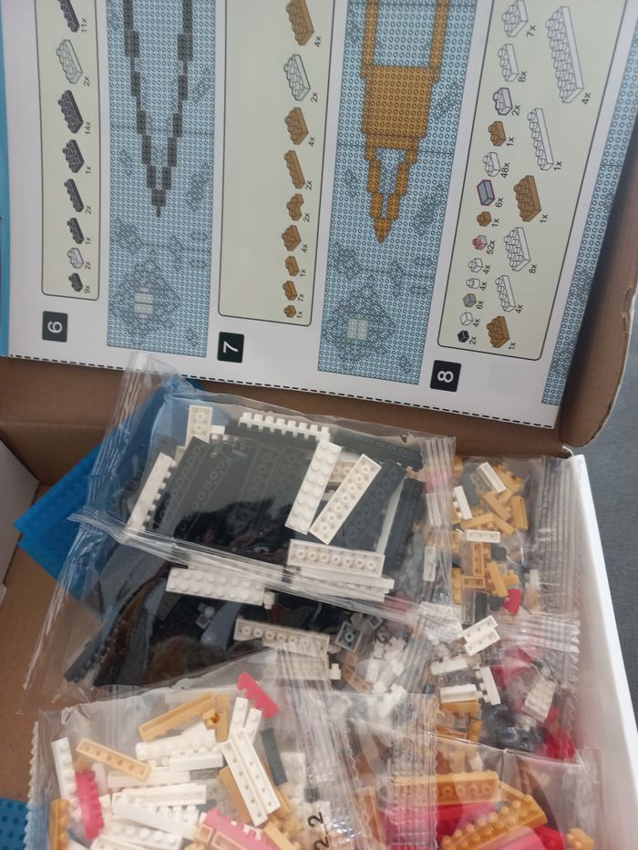 Construction bateau titanic bricks mini blocks briques 1850 pieces - photo numéro 2