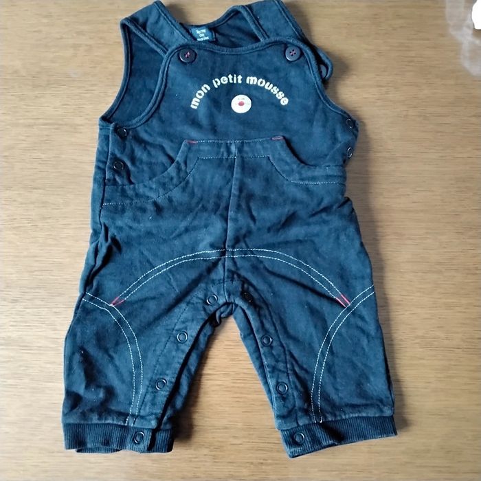 Salopette , très chaude , bleu ,Terre de Marin, 3M