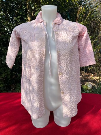 Robe de Chambre enfant matelassé vintage 2/4 ans
