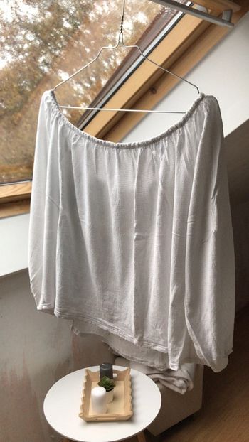 T-shirt blanc manches longues