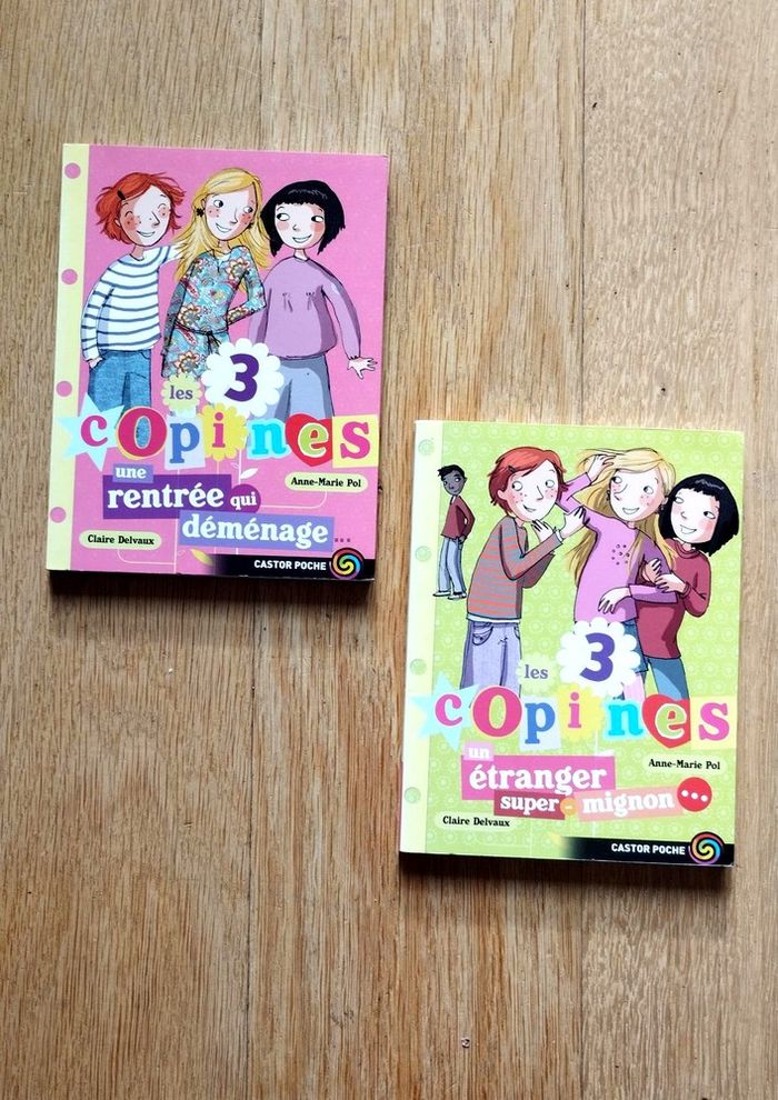 2 livres enfant Les 3 copines