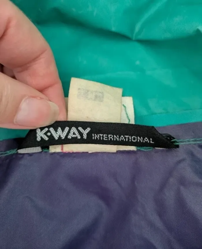 Veste vintage - K-way - taille M - photo numéro 9