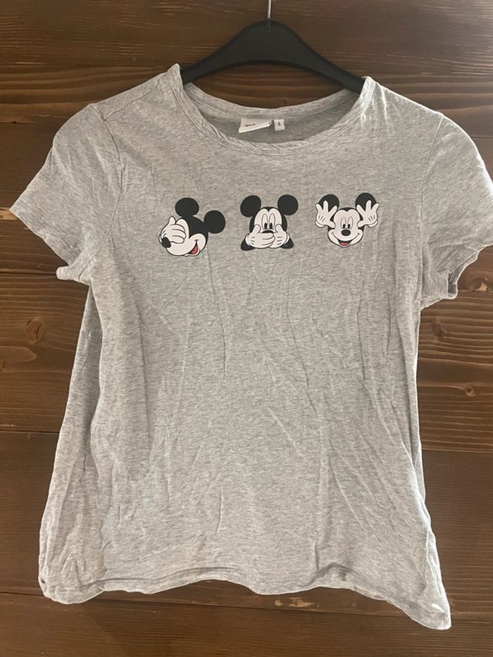 Tee shirt gris Mickey