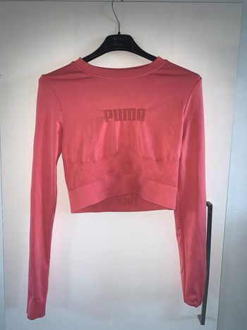 Haut de sport puma top court manches longes