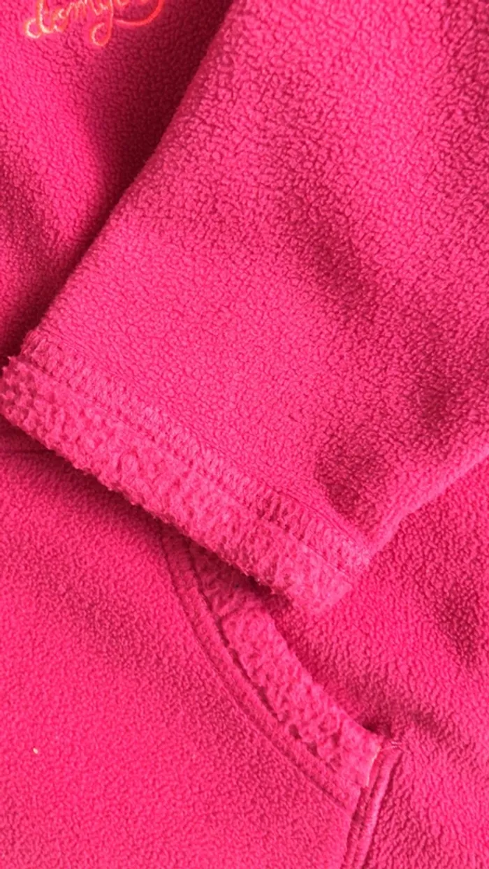 Gilet polaire fushia Décathlon 3 ans - photo numéro 4