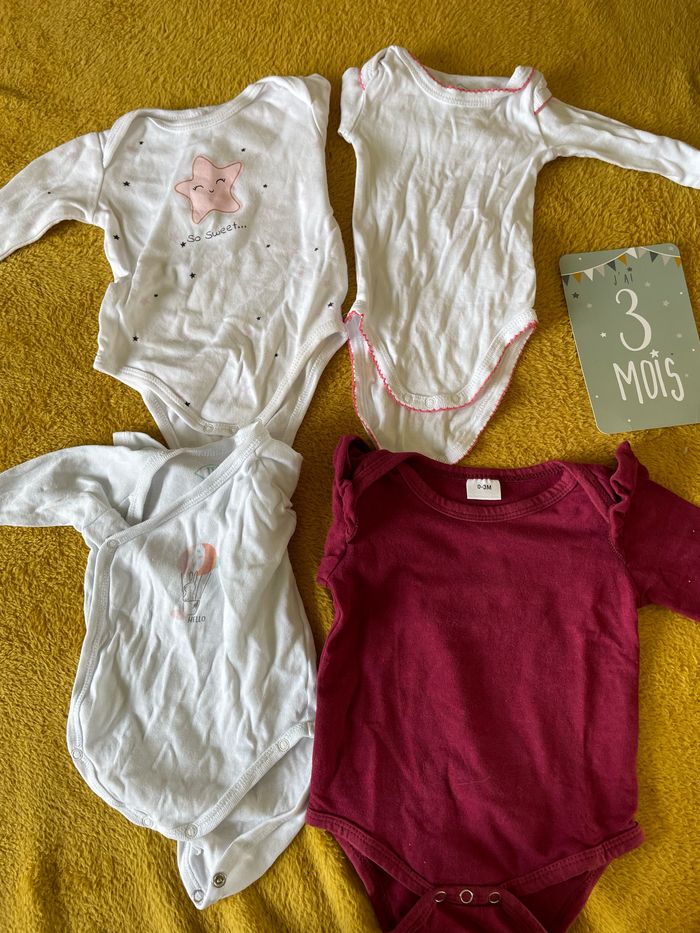 Lot de 18 body 3 mois - photo numéro 4