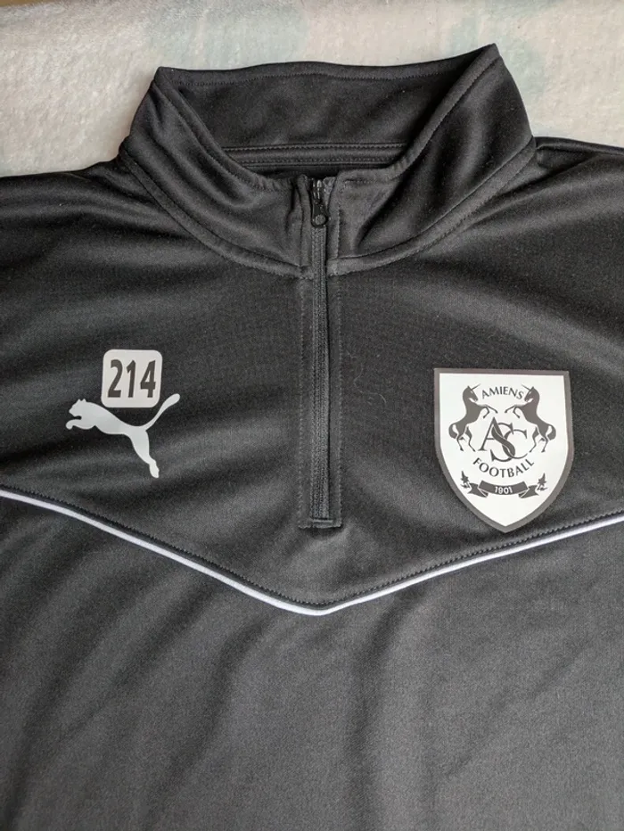 Sweat 1/3 zippé Amiens SC - photo numéro 2